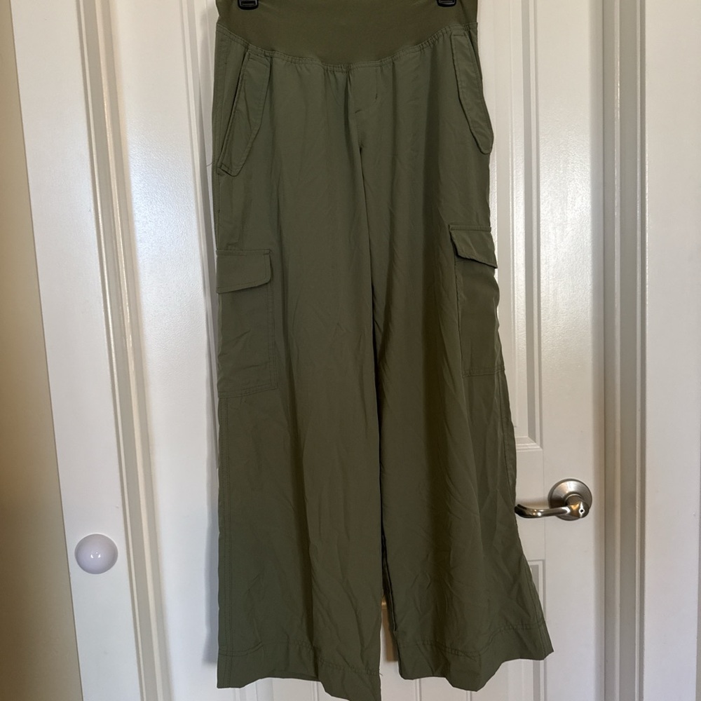 Maternity Olive Green Women's Cargo Pants